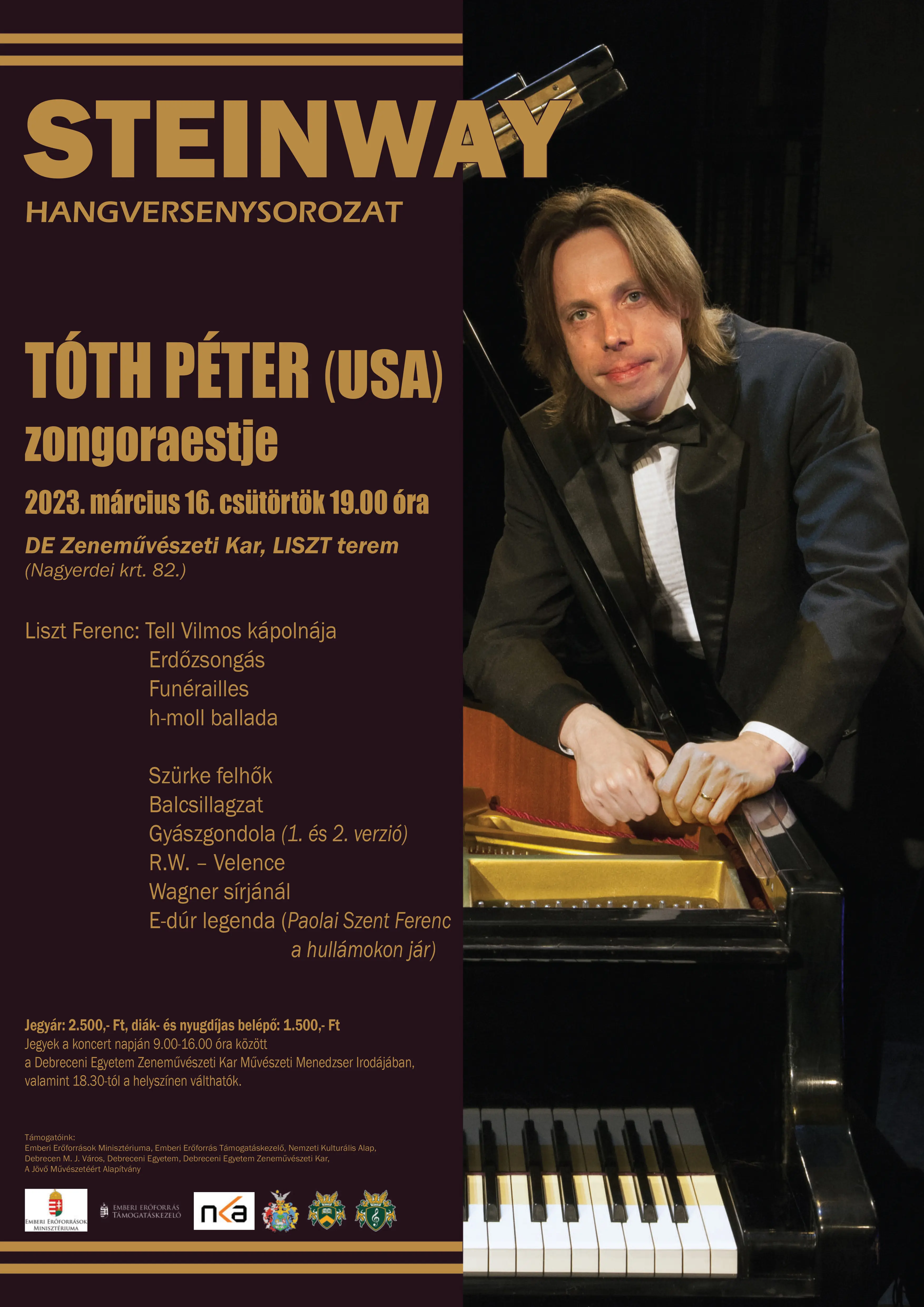 T&oacute;th P&eacute;ter koncert plak&aacute;t