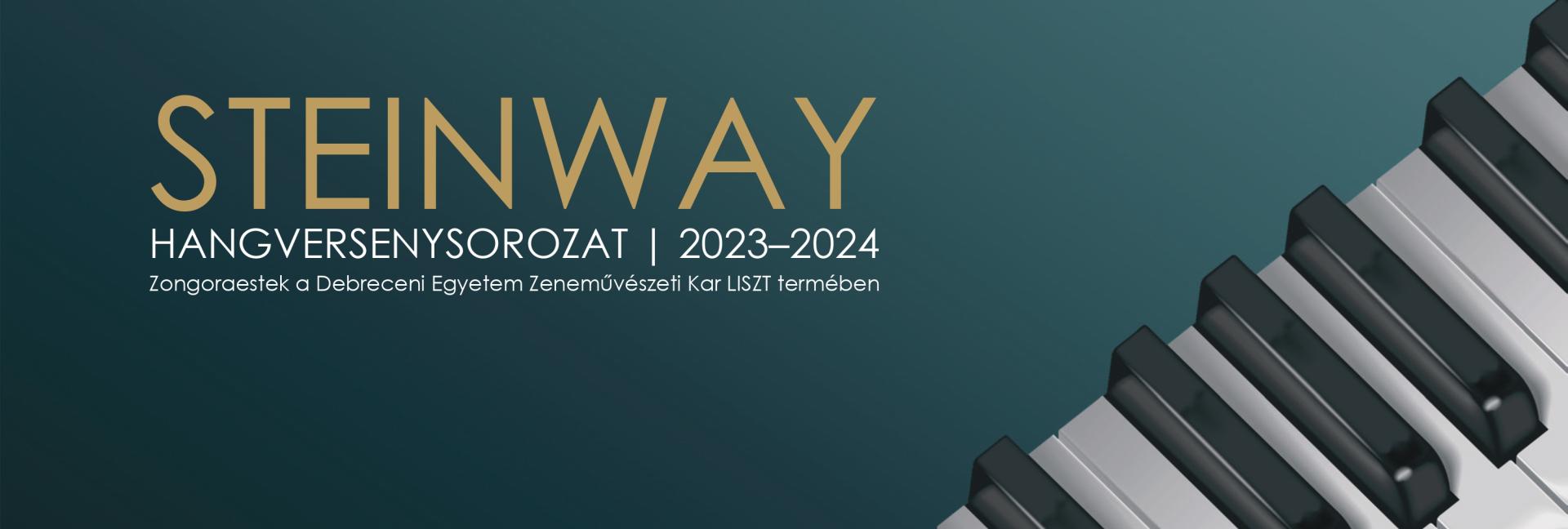 Steinway hangversenysorozat 2023-24